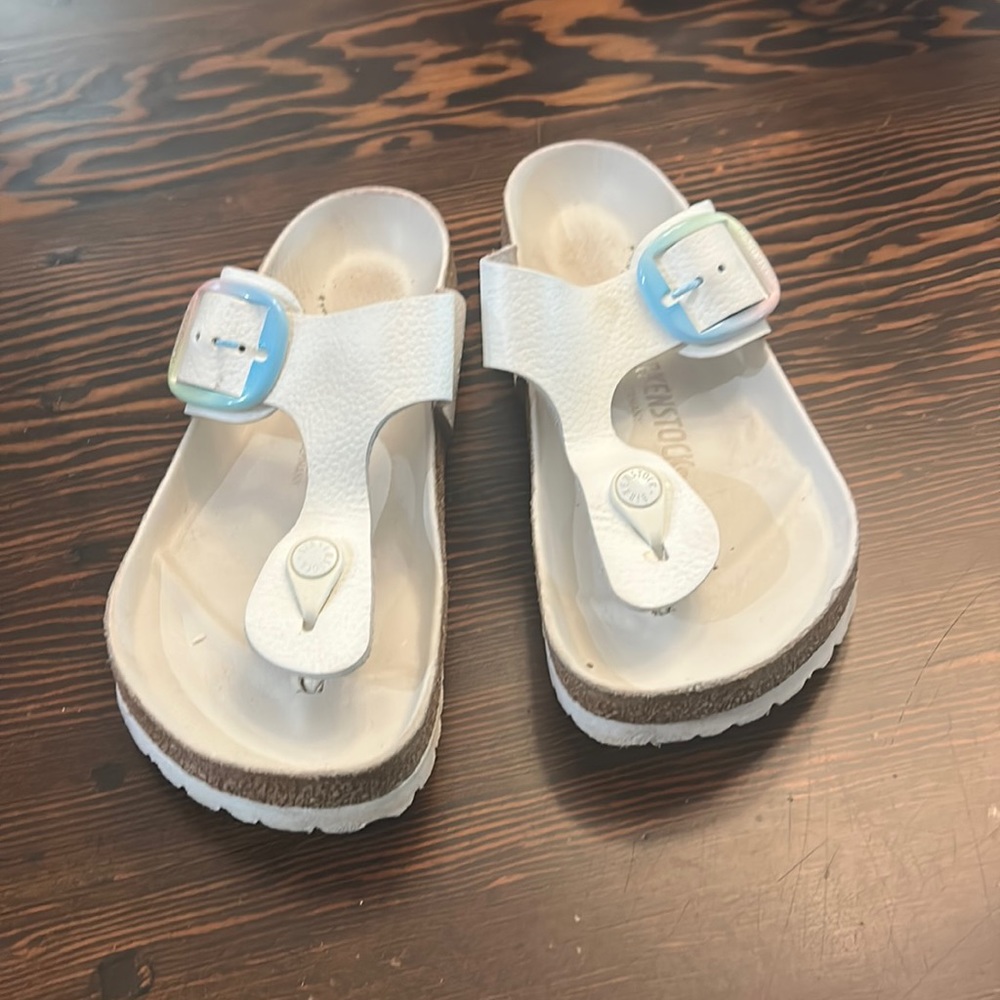 Birkenstock big buckle sandals